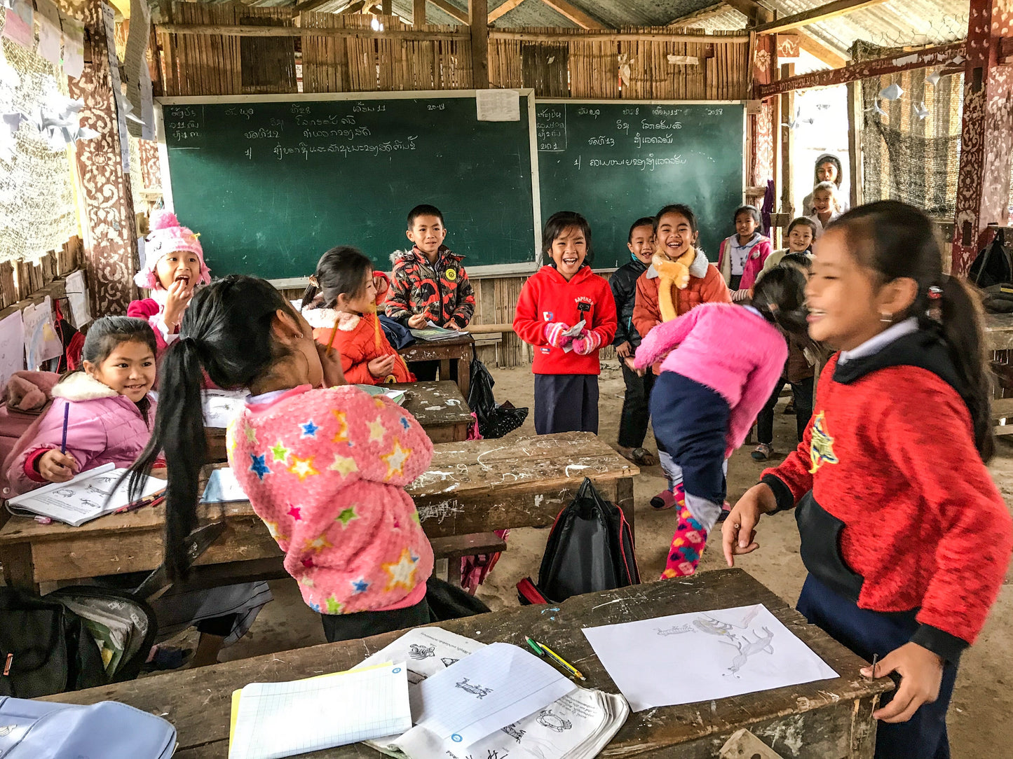 120 a, 120 b - School, Laos 2018