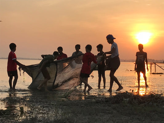 103 - Sunset Fishing, Burma 2017