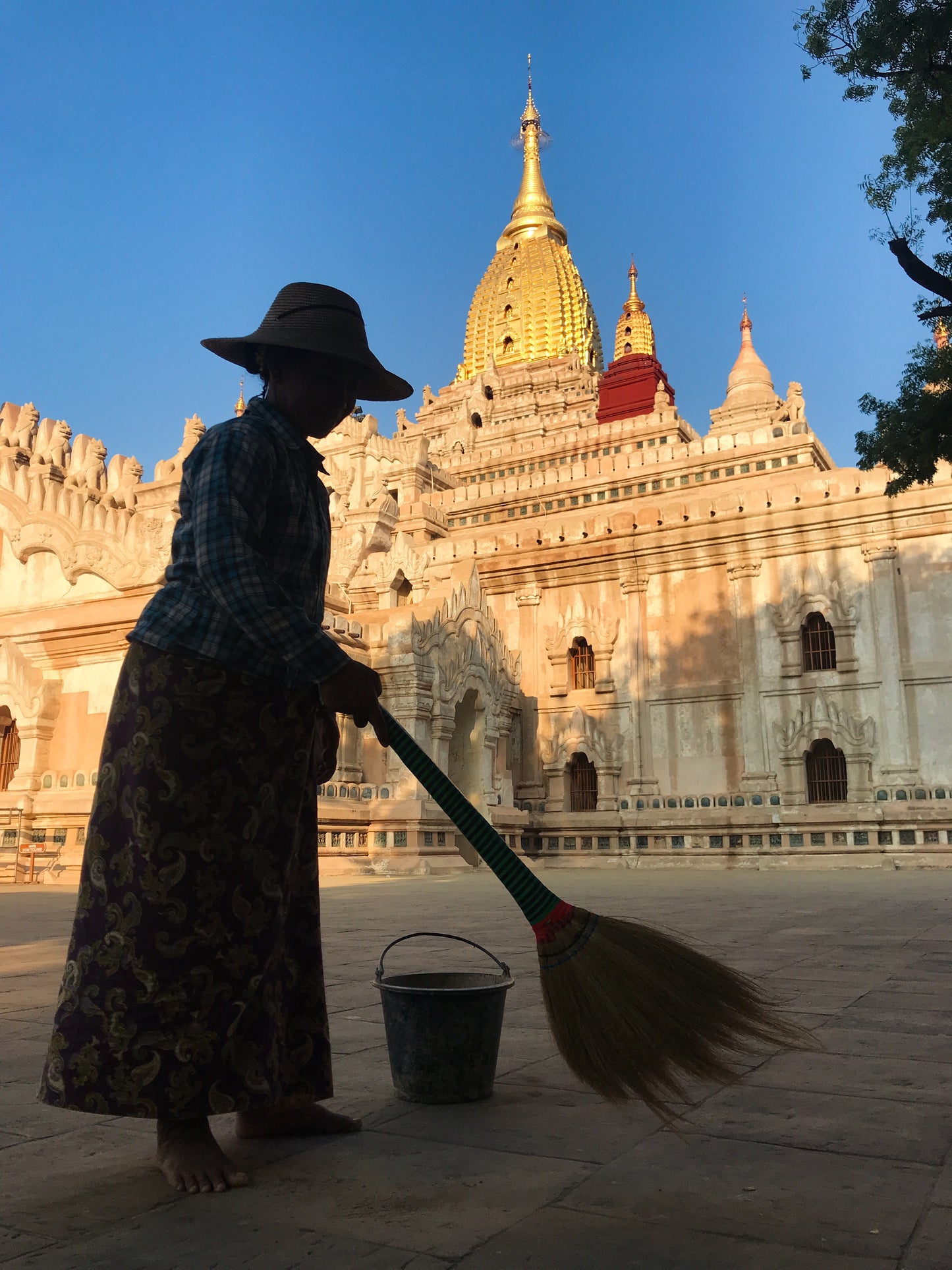 251 - Temple Sweeper, Mandalay Region