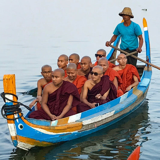 256 - Monks Boat, Mandalay Region